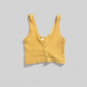 Urban outfitters cribbed yellow crop top